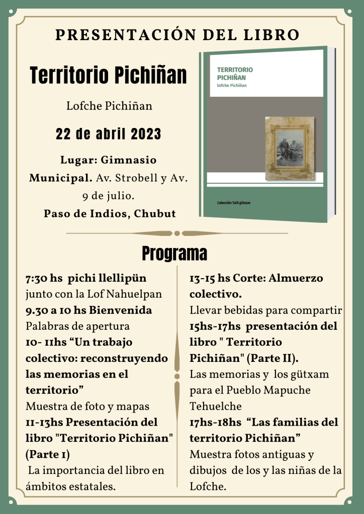 Presentación del Libro «Territorio&nbsp;Pichiñan»