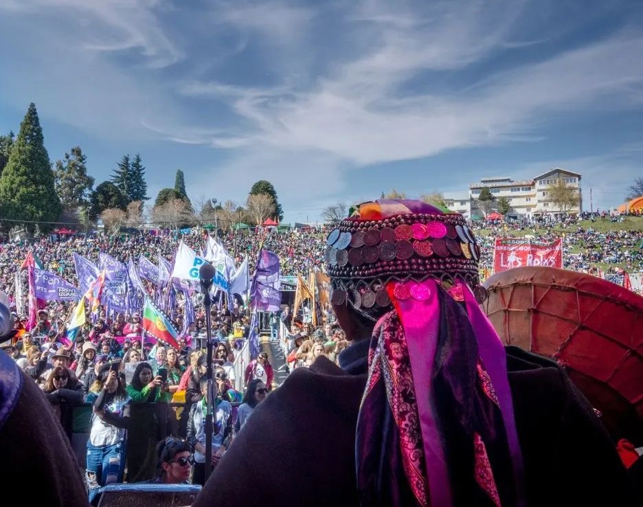 Compartimos las palabras de Fernanda Neculman y María Luisa&nbsp;Huicalewfu